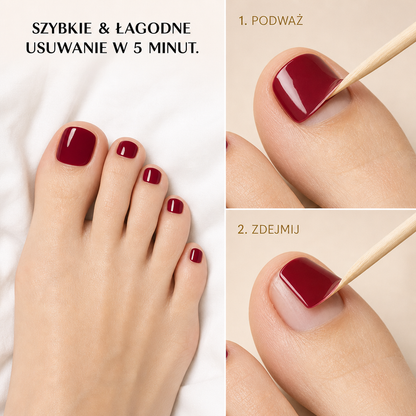 Evolux™ Żelowe Naklejki Pedicure